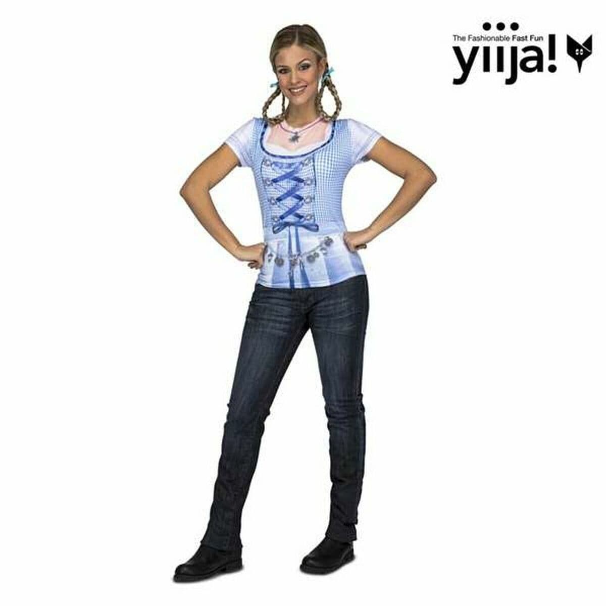 Verkleidung für Erwachsene My Other Me Oktoberfest Lady Blau - Thumbnail 2