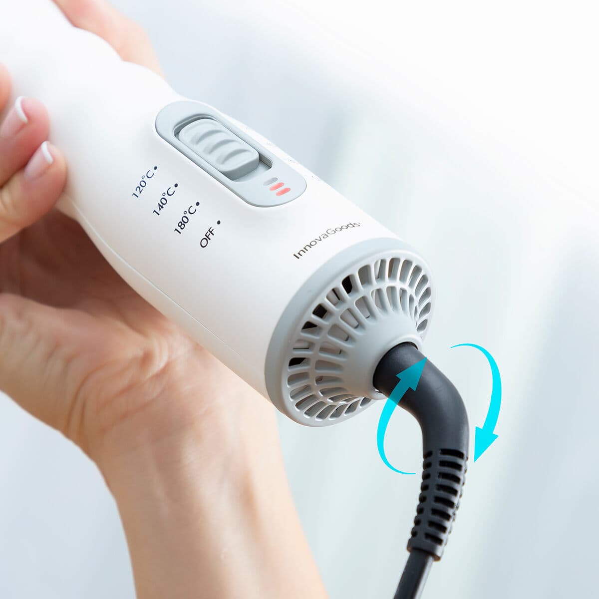 3-in-1-Haartrockner, Styler und Lockenbürste Dryple InnovaGoods 550 W - Thumbnail 4