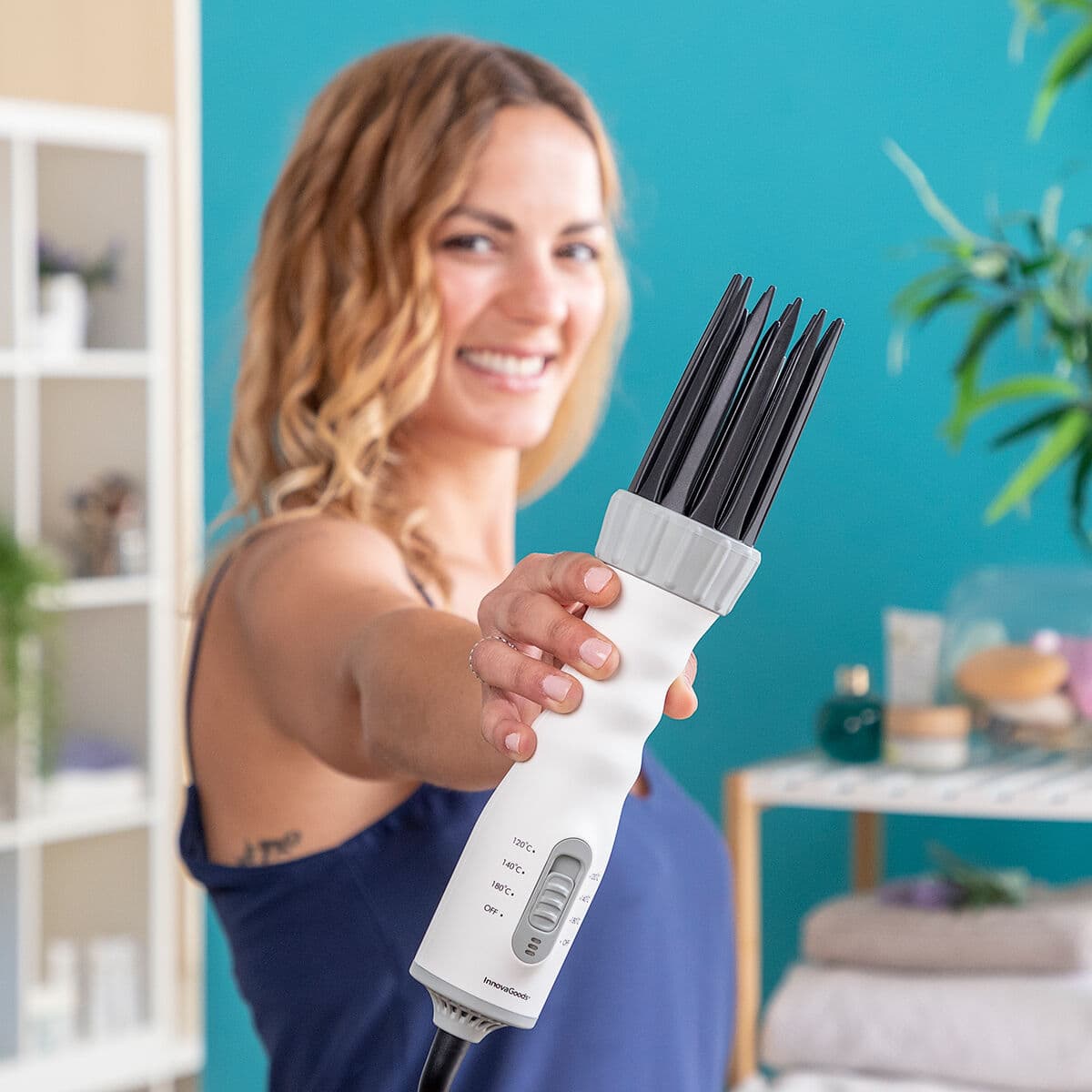 3-in-1-Haartrockner, Styler und Lockenbürste Dryple InnovaGoods 550 W - Thumbnail 7
