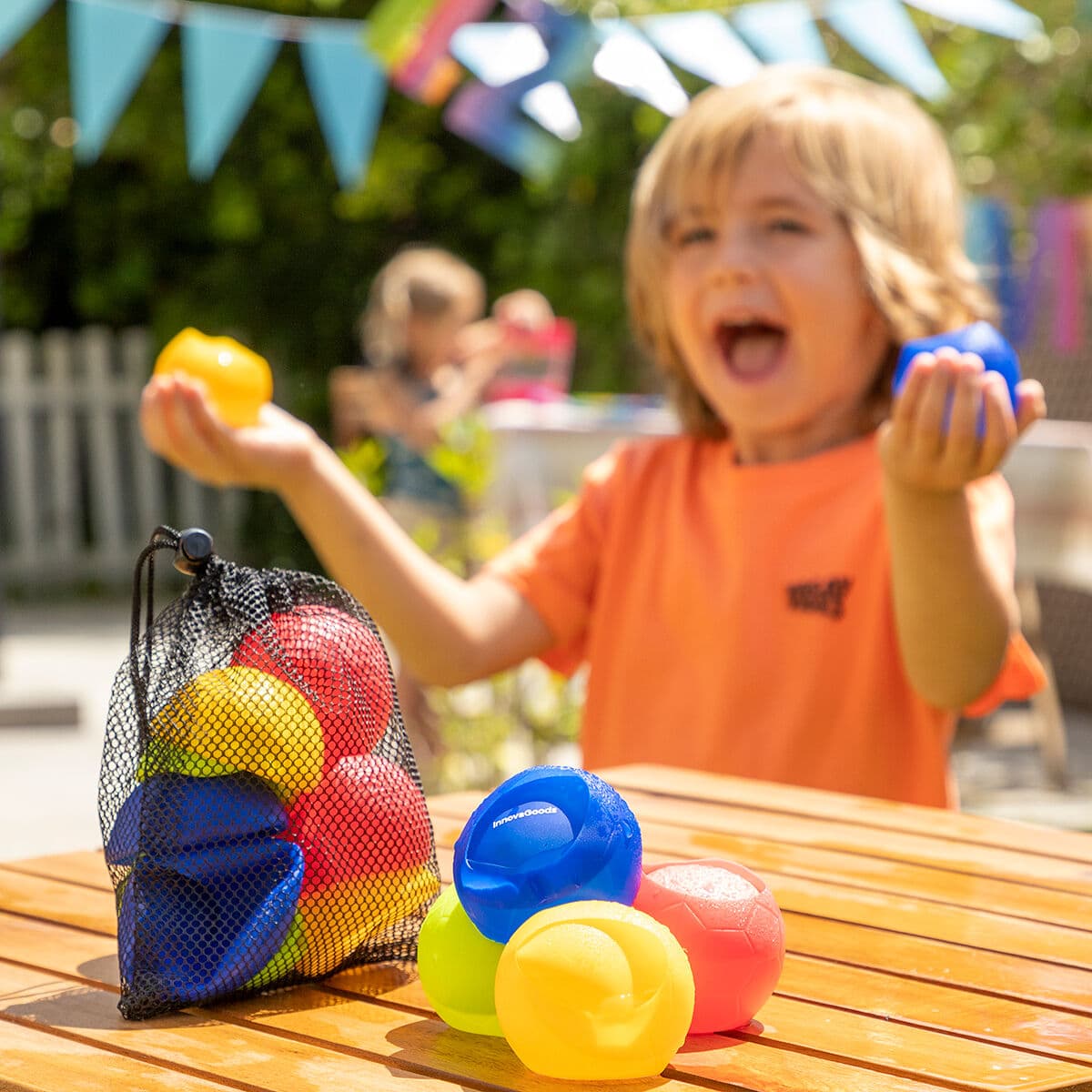 Reusable Water Balloons Waloons InnovaGoods 12 Stück - Thumbnail 4