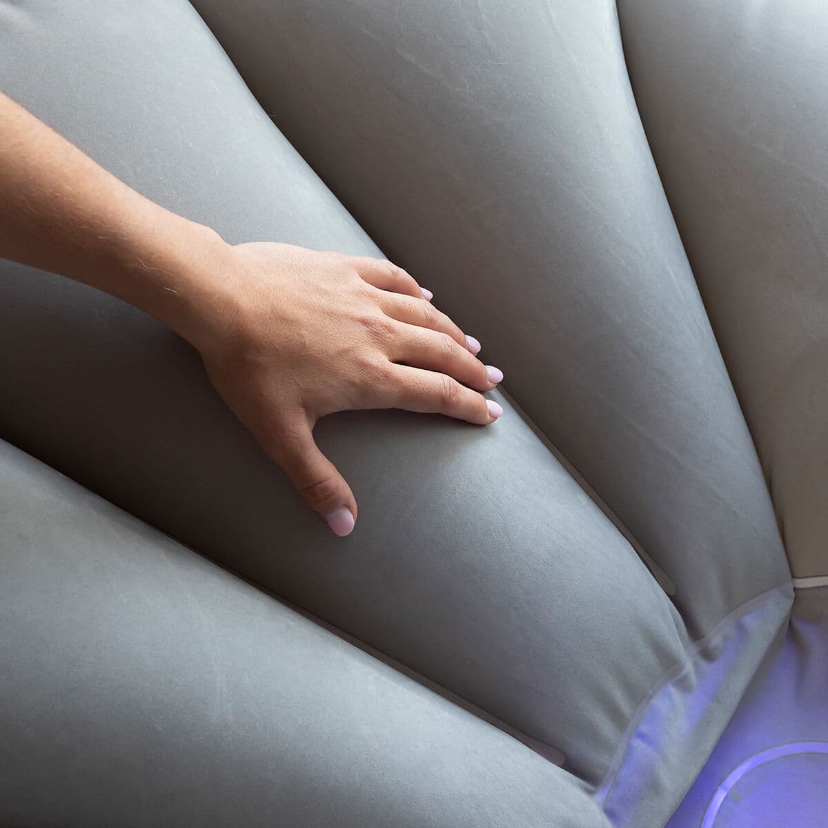 Aufblasbarer Sessel mit buntem LED-Licht und Fernbedienung Chight InnovaGoods - Thumbnail 7