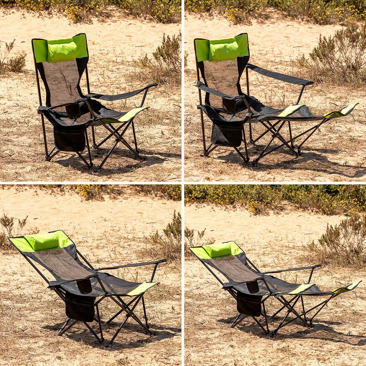 Klappbarer Camping-Liegestuhl InnovaGoods (Restauriert B) - Thumbnail 5