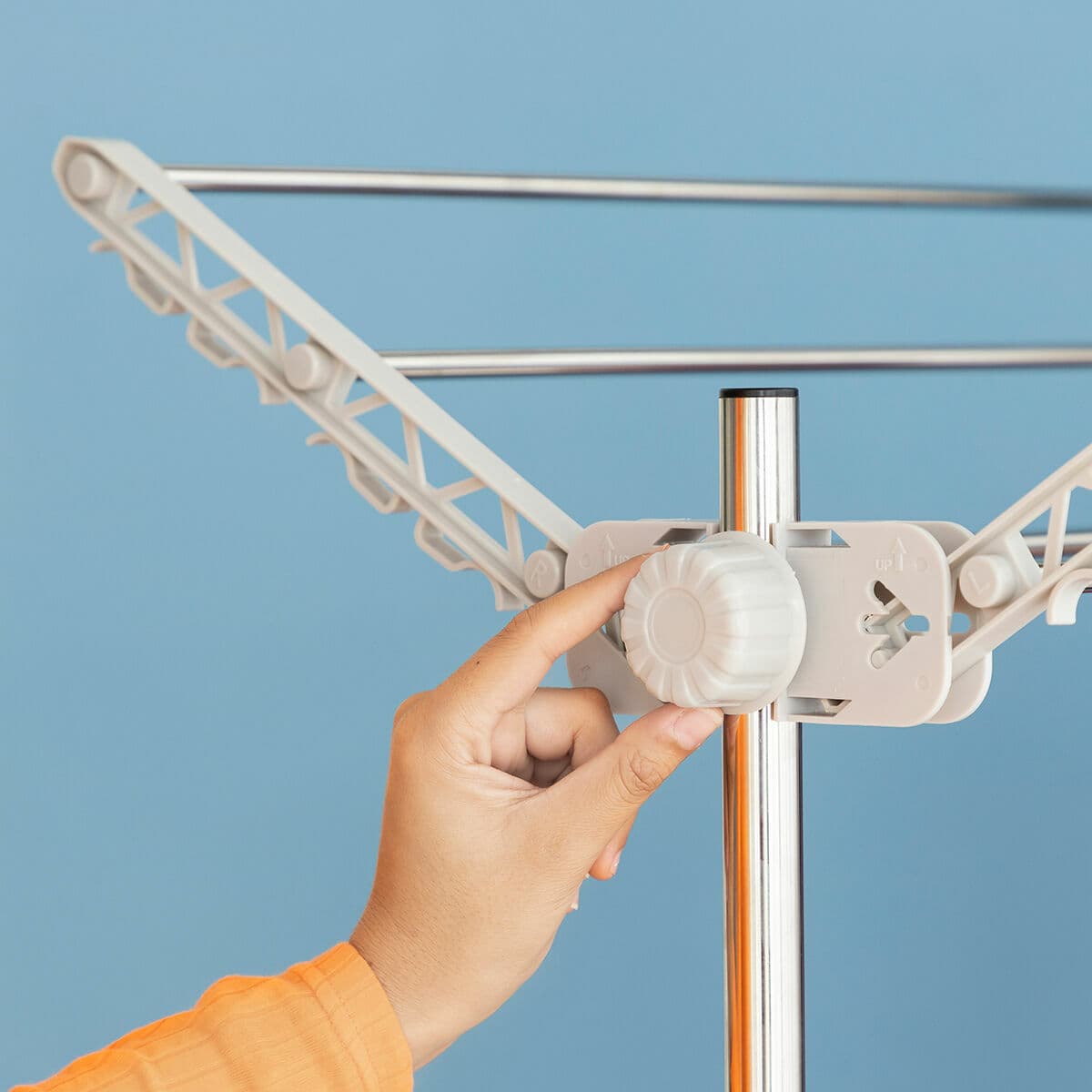 Klappbarer Elektro-Wäscheständer mit natürlicher Luftzirkulation Dryllon InnovaGoods 24 W 12 Stangen Grau (Restauriert C) - Thumbnail 7