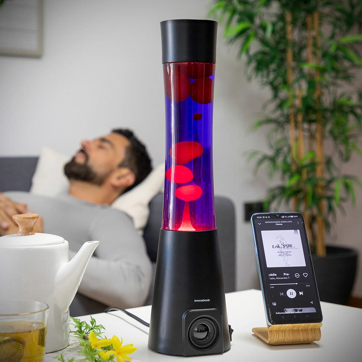 Lavalampe mit Lautsprecher Maglamp InnovaGoods - Thumbnail 5