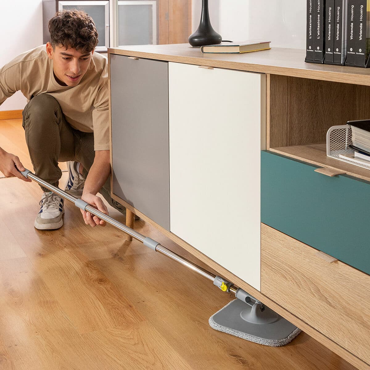 Selbstreinigender Drehmopp mit zweiteiligem Eimer Selimop InnovaGoods - Thumbnail 7