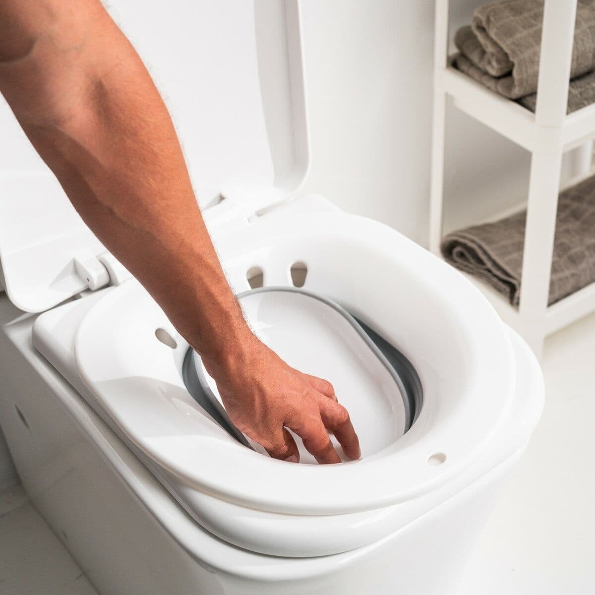 Klappbares tragbares Bidet für WCs Fopobi InnovaGoods - Thumbnail 3