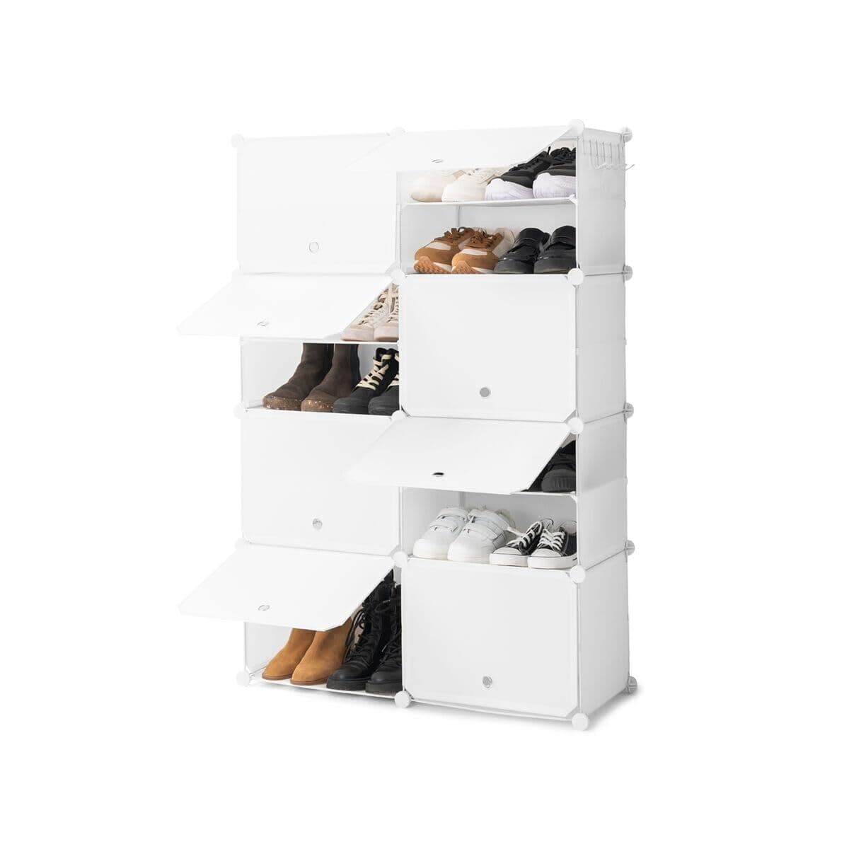 Tragbares Modul-Schuhregal InnovaGoods Weiß (Restauriert A) — Bild 1