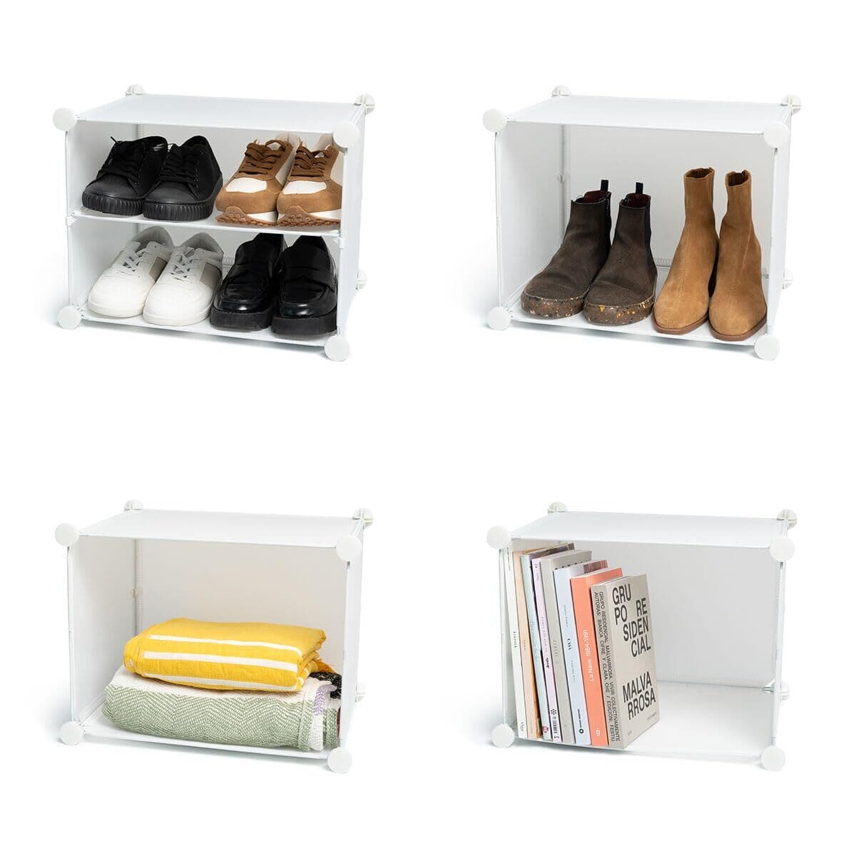 Schuhschrank InnovaGoods Weiß Metall Kunststoff (Restauriert B) — Bild 1