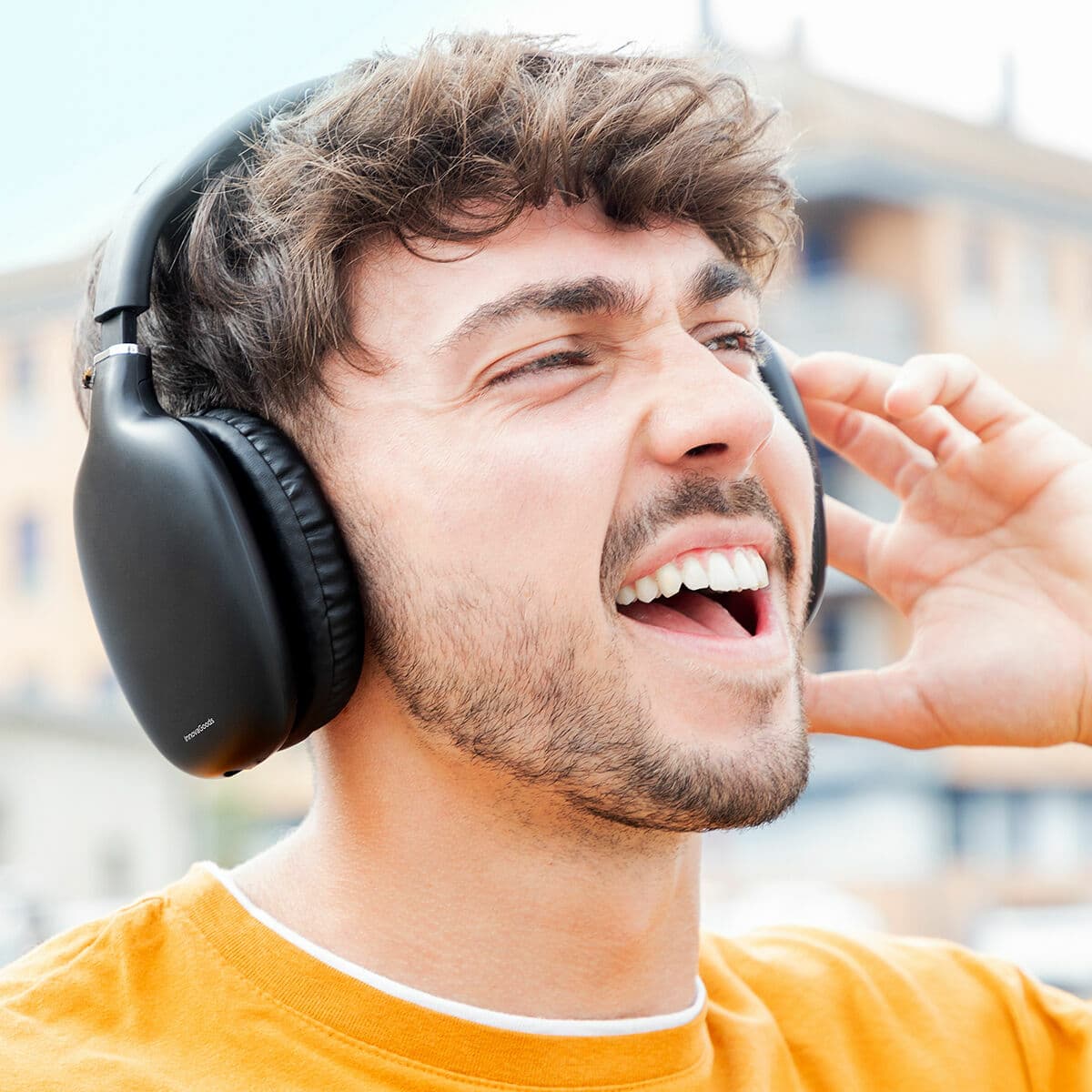 Kabellose faltbare Kopfhörer mit Kopfbügel Folbeat InnovaGoods - Thumbnail 4