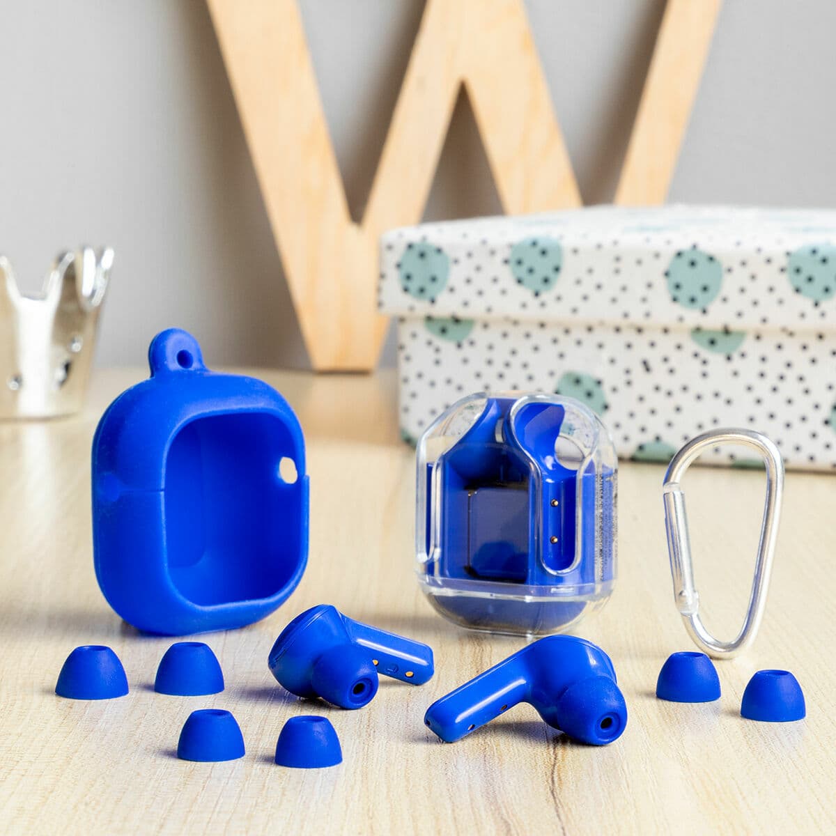 Kabellose Kopfhörer mit Ladebox Blue InnovaGoods - Thumbnail 6