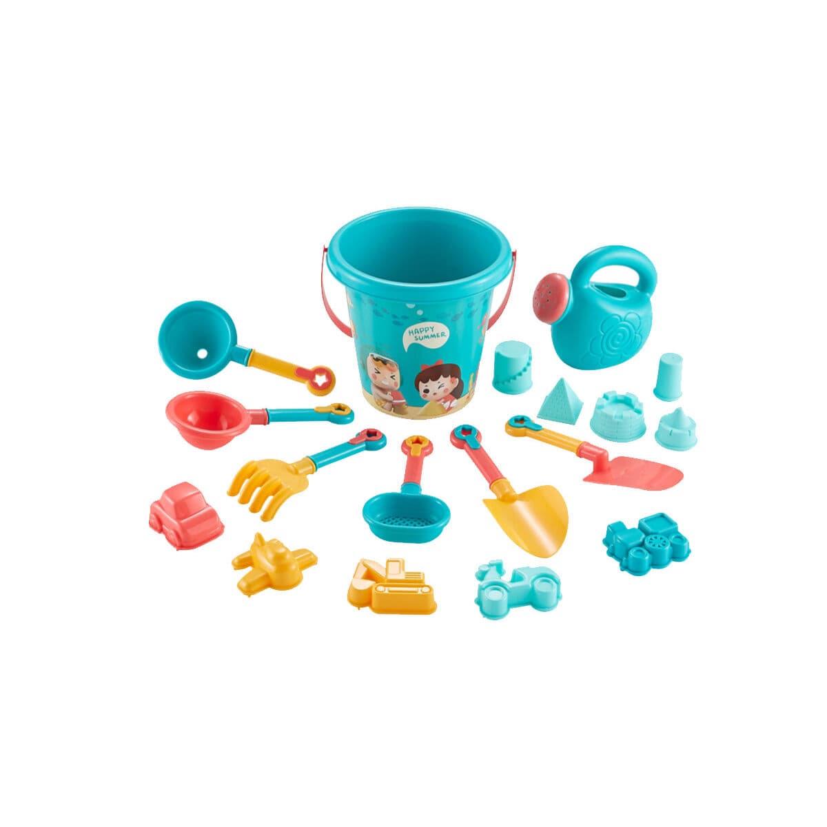 Strandspielzeuge-Set Marbueno Bunt — Bild 1