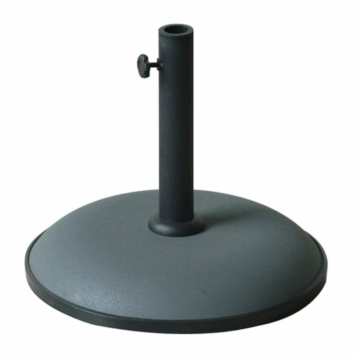 Marbueno Sonnenschirmständer Rund Beton 41,5x35 cm 15KG Grau Garten, Pool, Terrasse