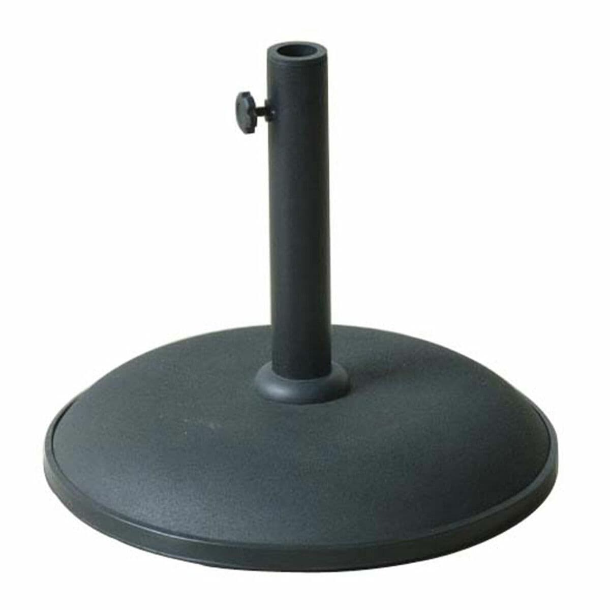 Marbueno Sonnenschirm-Basis Rund Beton 41,5x35 cm 15KG Schwarz Garten Terrasse