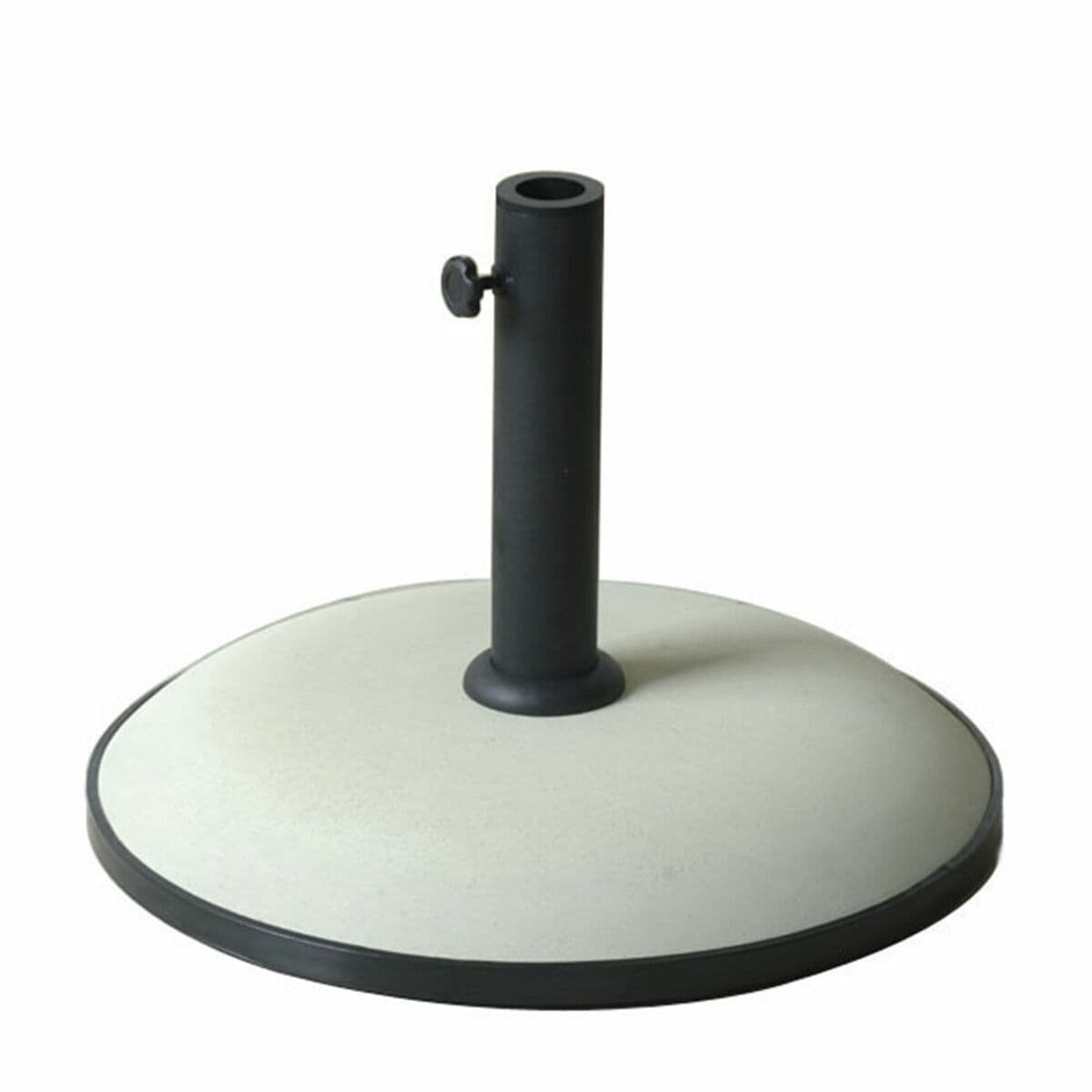 Marbueno Basis Sonnenschirm Beton 50x37 cm 25KG Weiß Garten, Pool, Terrasse 10453