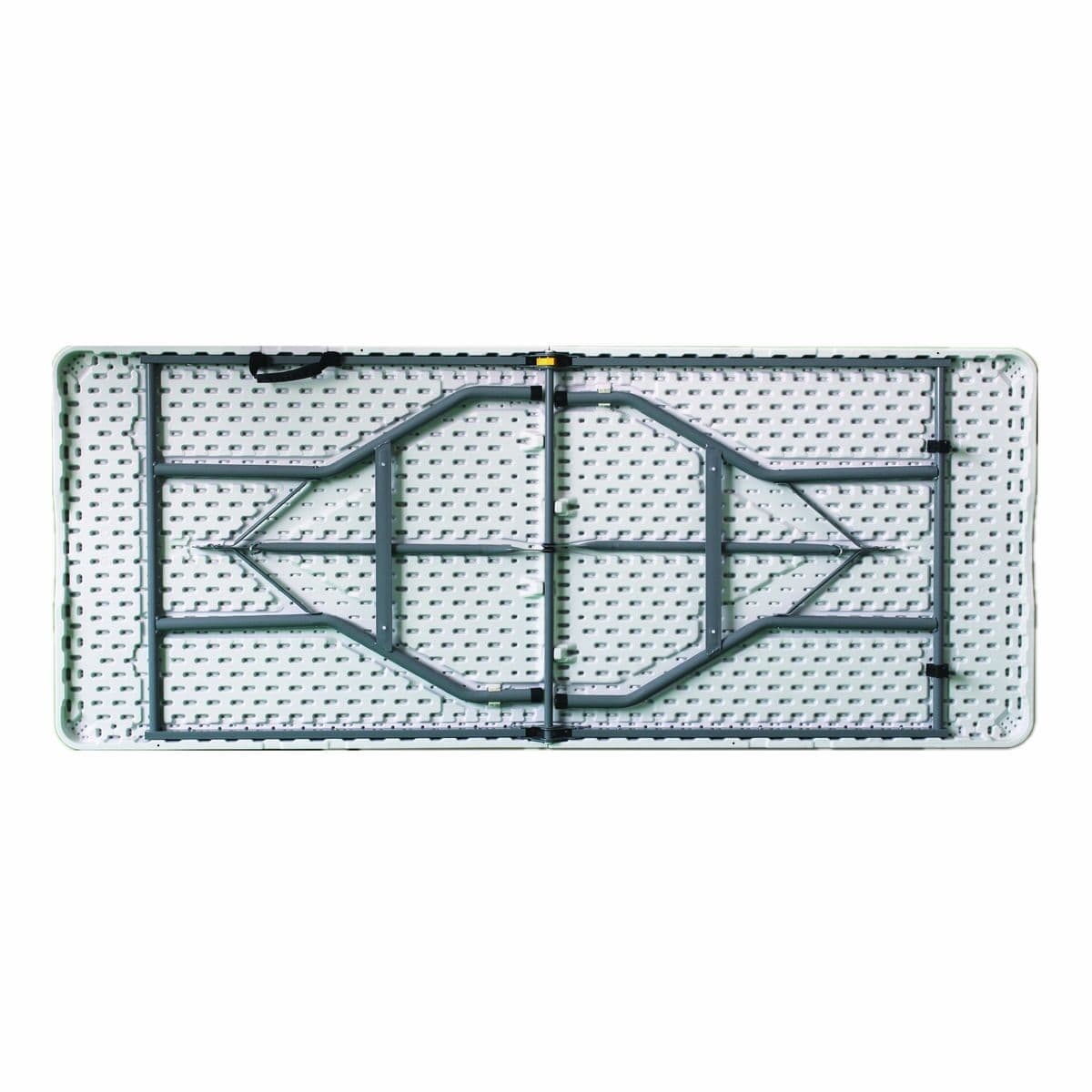 Marbueno Klappbarer Tisch Resina Weiß 180X74X74 cm Catering, Strand & Camping 10528 - Thumbnail 3