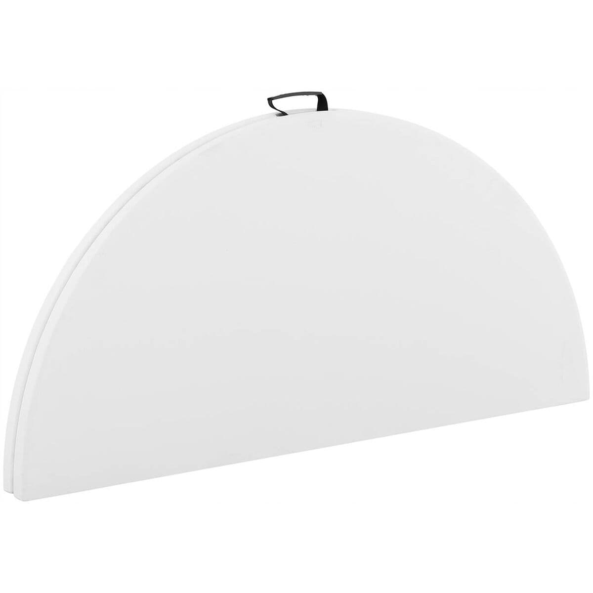 Marbueno Klapptisch Resina Weiß D.122x74 cm Catering, Strand und Camping 10530 - Thumbnail 2