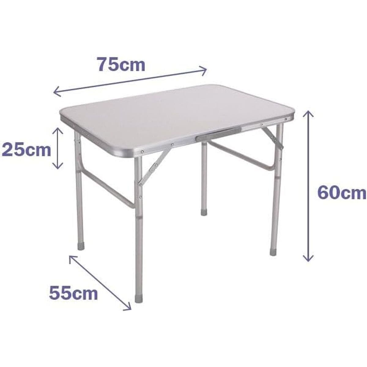Gepolsterte Campingstuhl Marbueno Schwarz 90 x 108 x 66 cm - Thumbnail 3