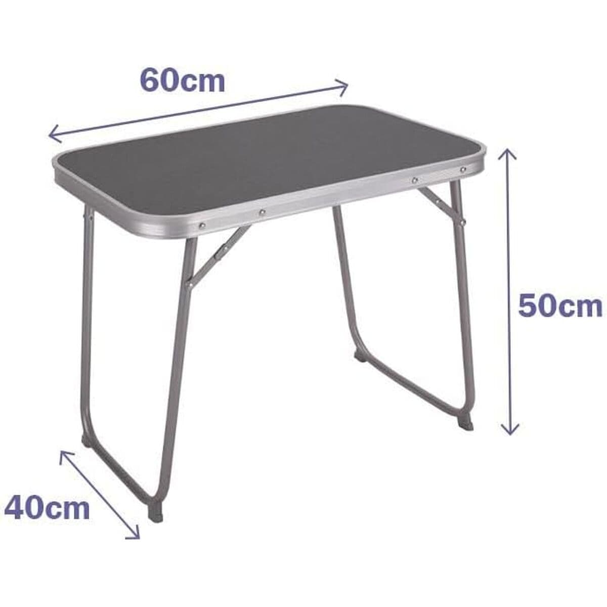 Table Klapptisch Marbueno Weiß 60 x 60 x 45 cm - Thumbnail 3