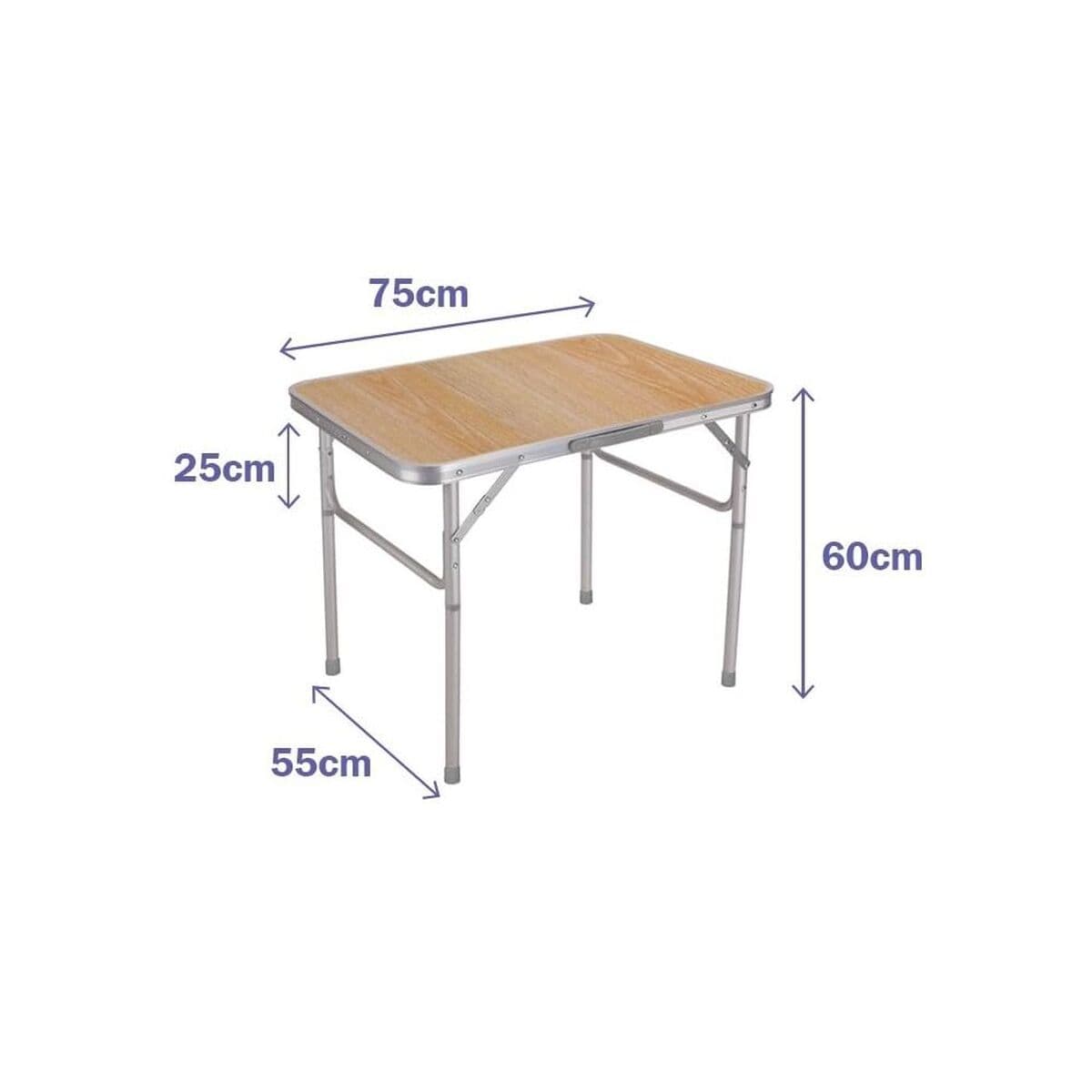 Table Klapptisch Marbueno 75 x 60 x 55 cm — Bild 1