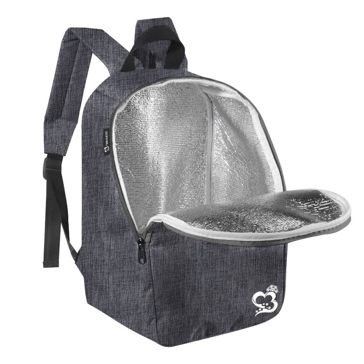 Kühl-Rucksack Marbueno SUMMER 10161G Grau Polyester 36 x 23 x 19 cm - Thumbnail 2