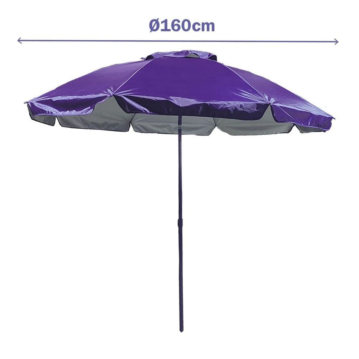 Sonnenschirm Marbueno Lila 200 cm - Thumbnail 2