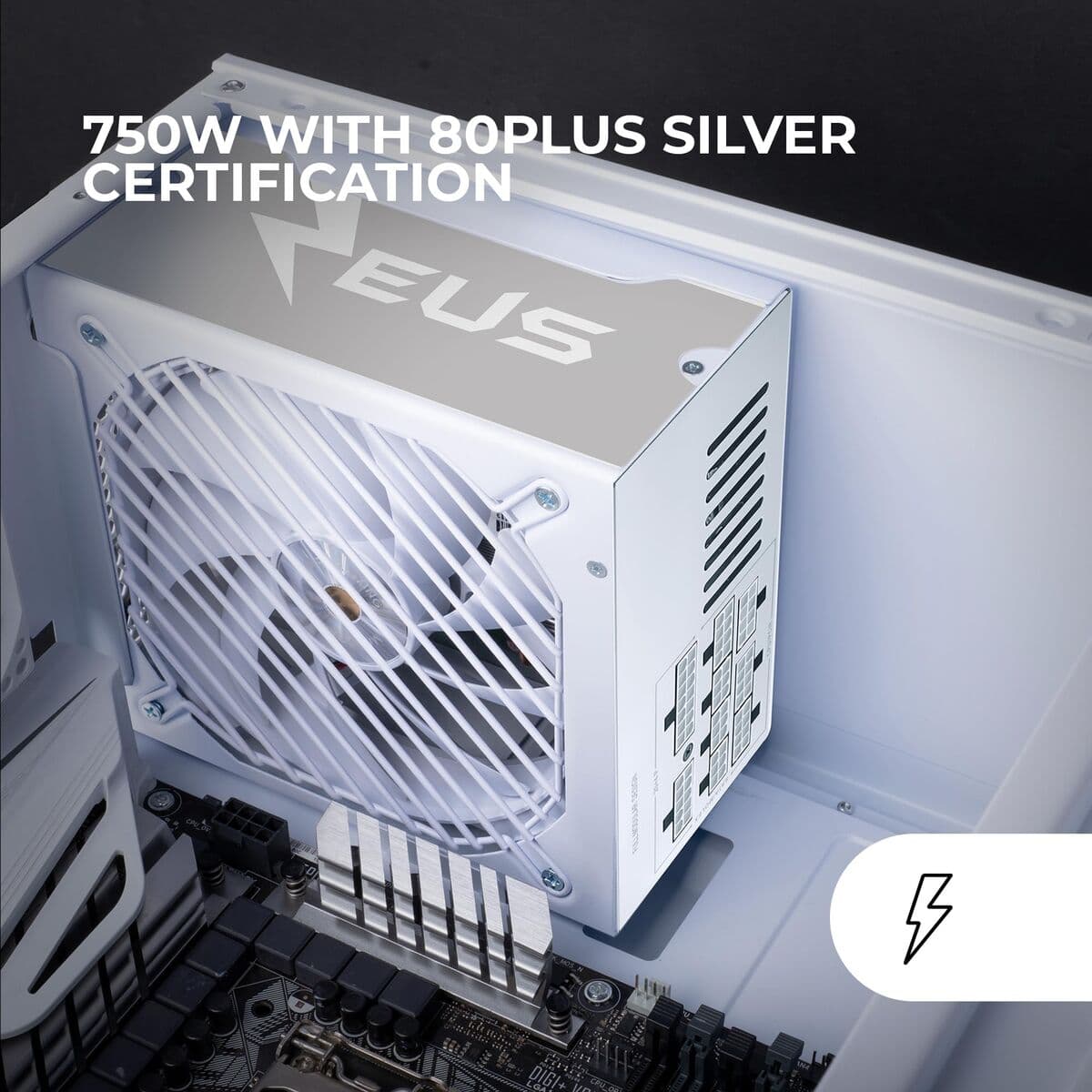 Stromquelle Mars Gaming MPZE750SIM ATX 750 W 6 W 110 W 80 Plus Silver (Restauriert A) - Thumbnail 3