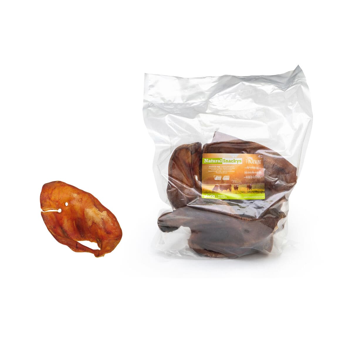 Hundesnack Snackys Schwein Ohr 10 Stück