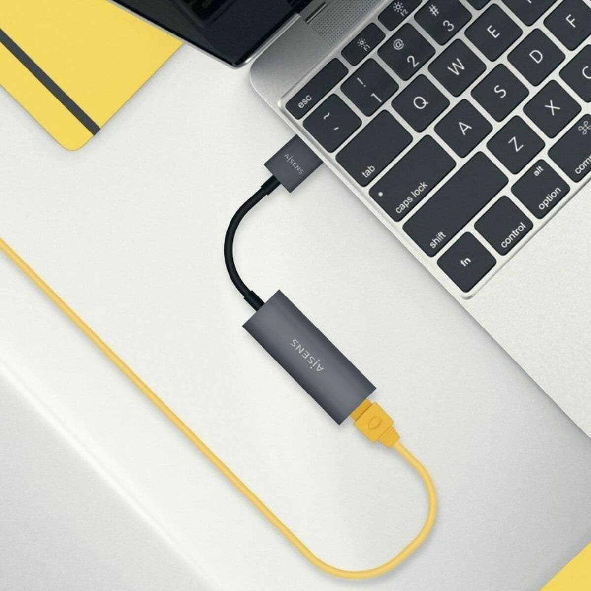 USB-zu-Ethernet-Adapter Aisens A106-0708 Grau - Thumbnail 4