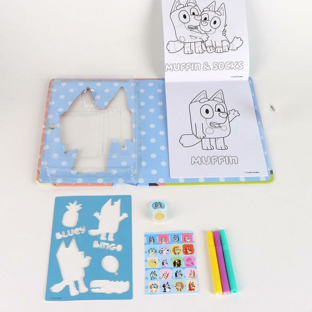 Papierwaren-Set Bluey 8 Stücke - Thumbnail 7