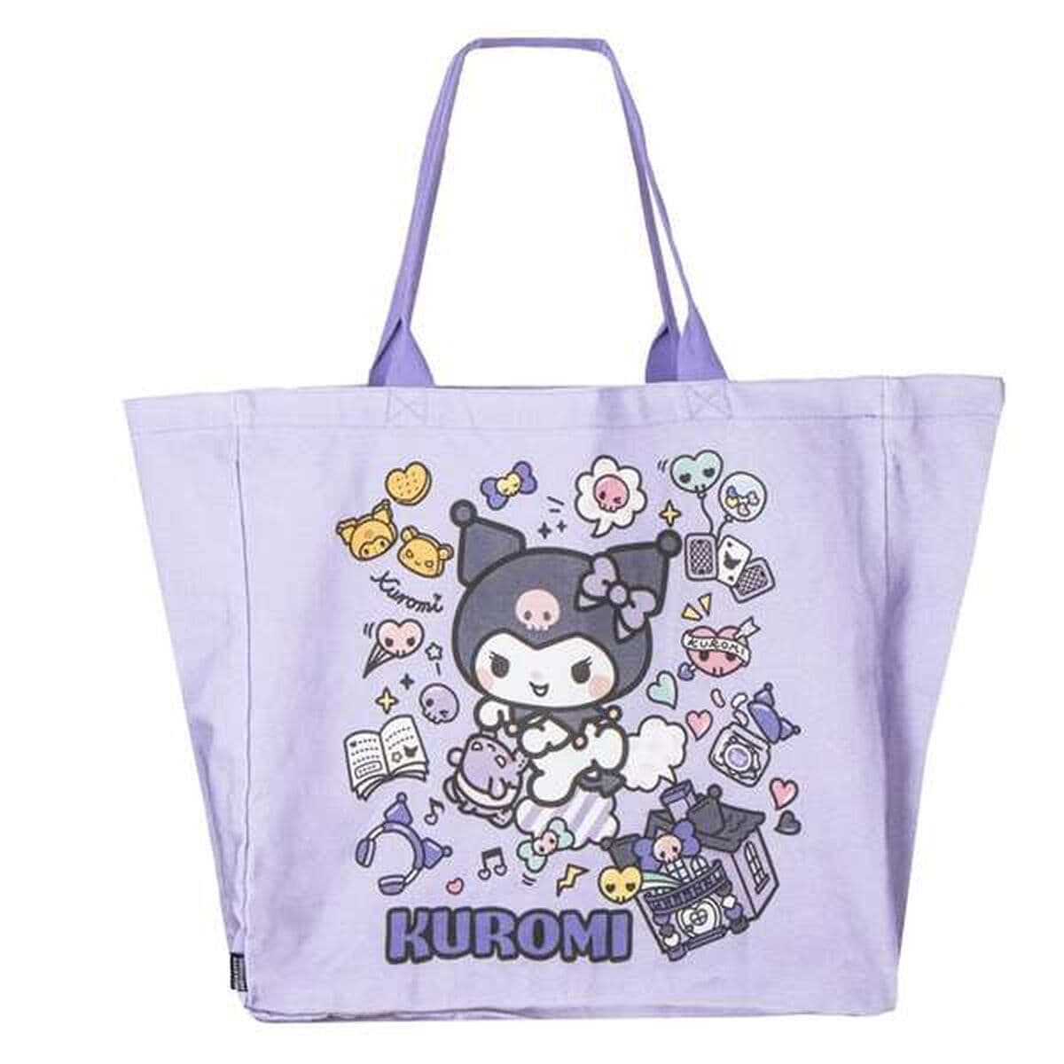 Einkaufstasche Hello Kitty Kuromi  Lila 48 x 43 x 17 cm