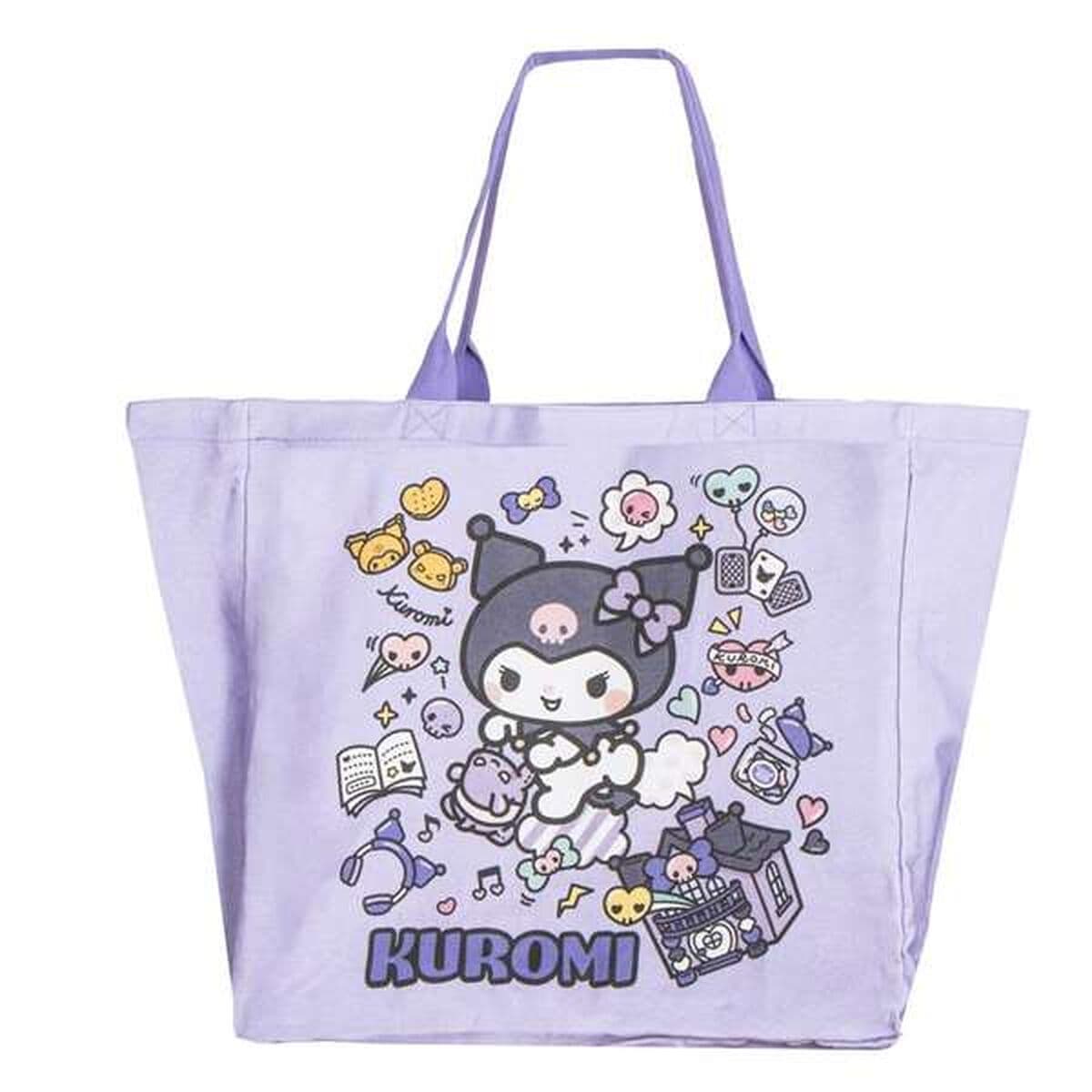 Einkaufstasche Hello Kitty Kuromi  Lila 48 x 43 x 17 cm - Thumbnail 2