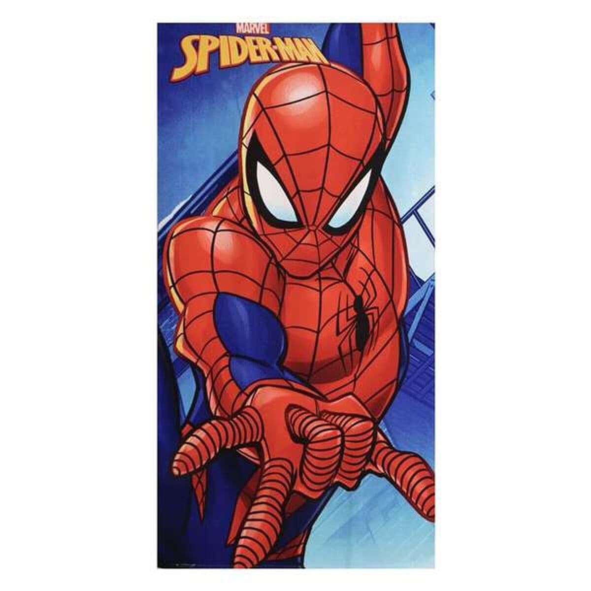Strandbadetuch Spider-Man Blau 70 x 140 cm — Bild 1