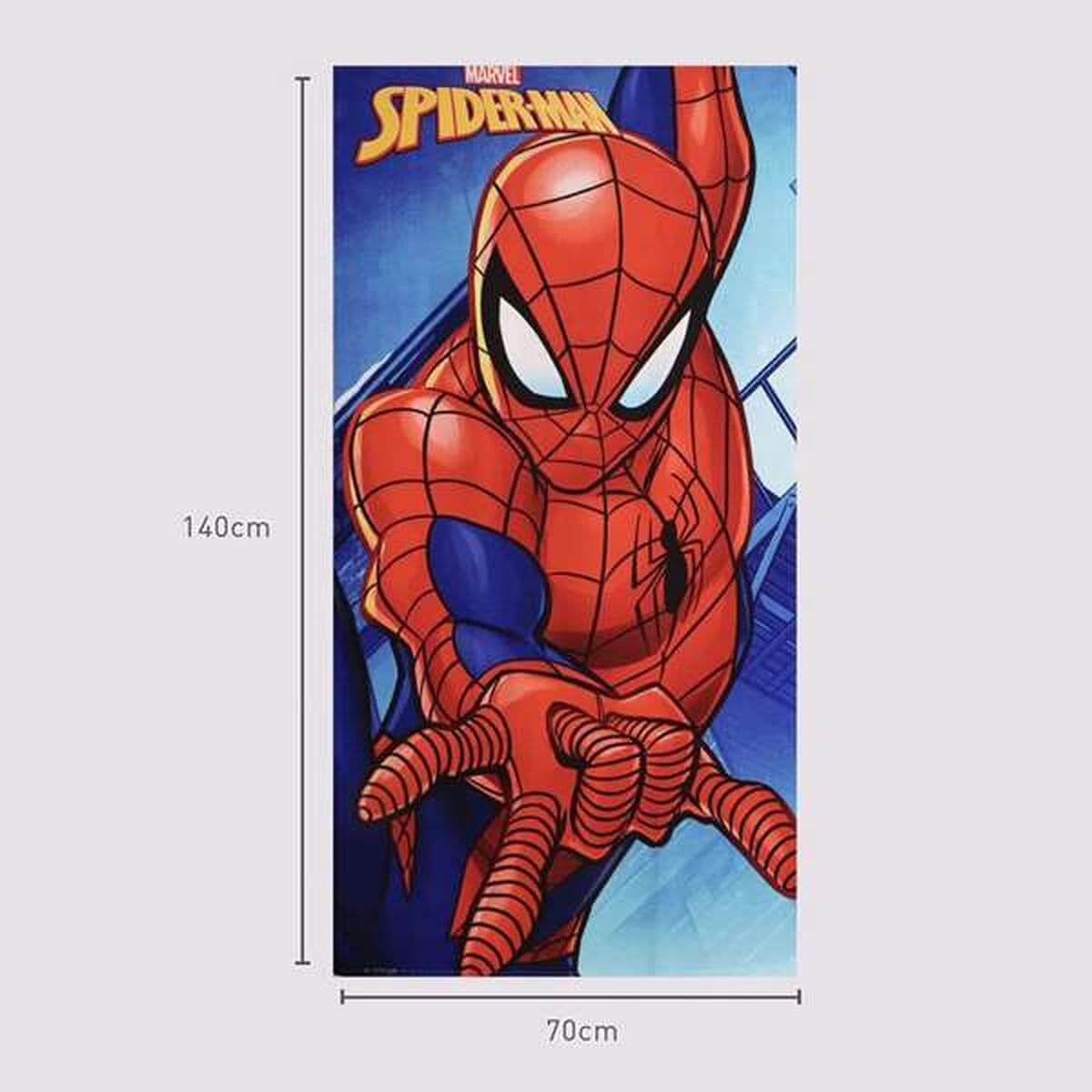 Strandbadetuch Spider-Man Blau 70 x 140 cm - Thumbnail 4