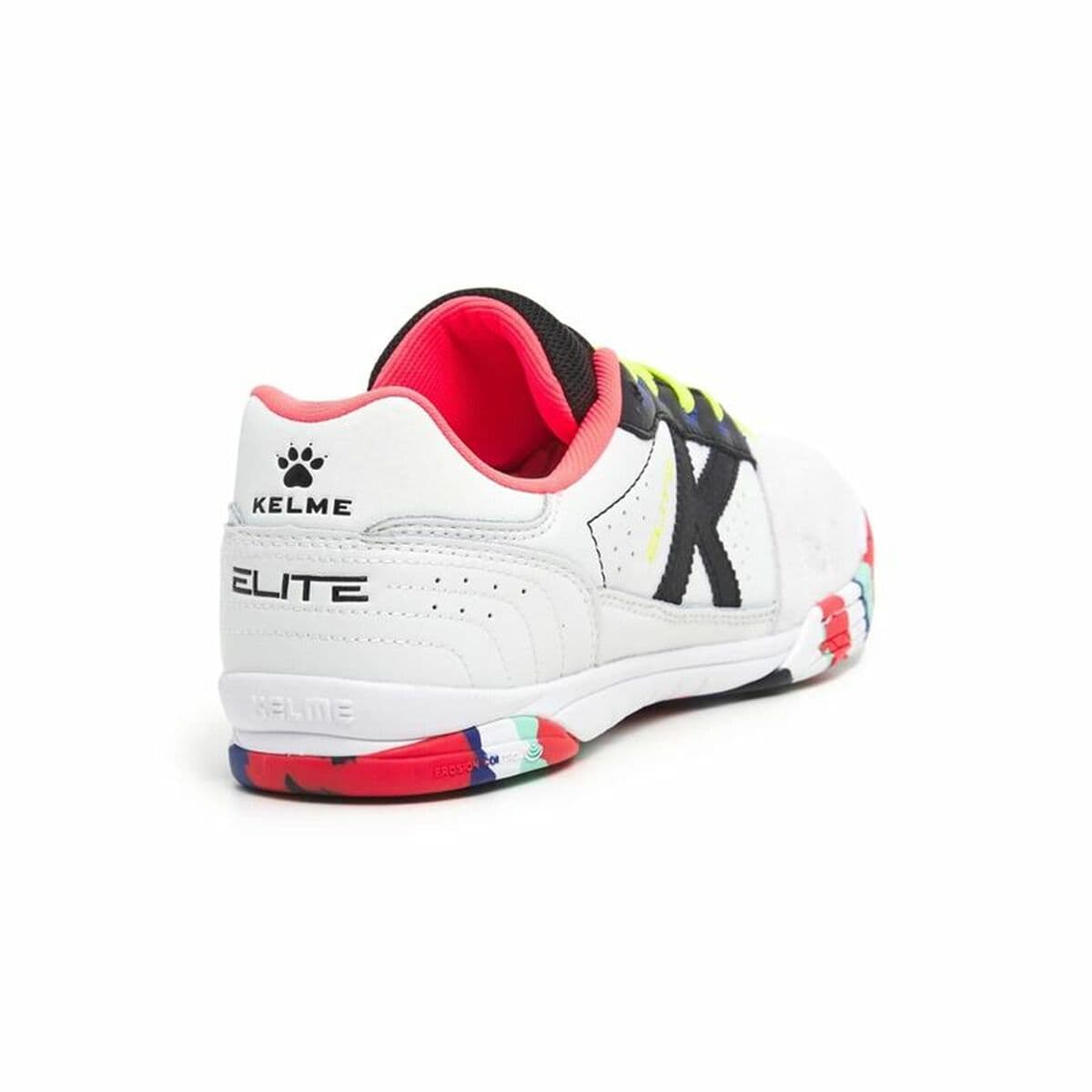 Hallenfußballschuhe für Erwachsene Kelme Elite Weiß Schwarz - Thumbnail 3