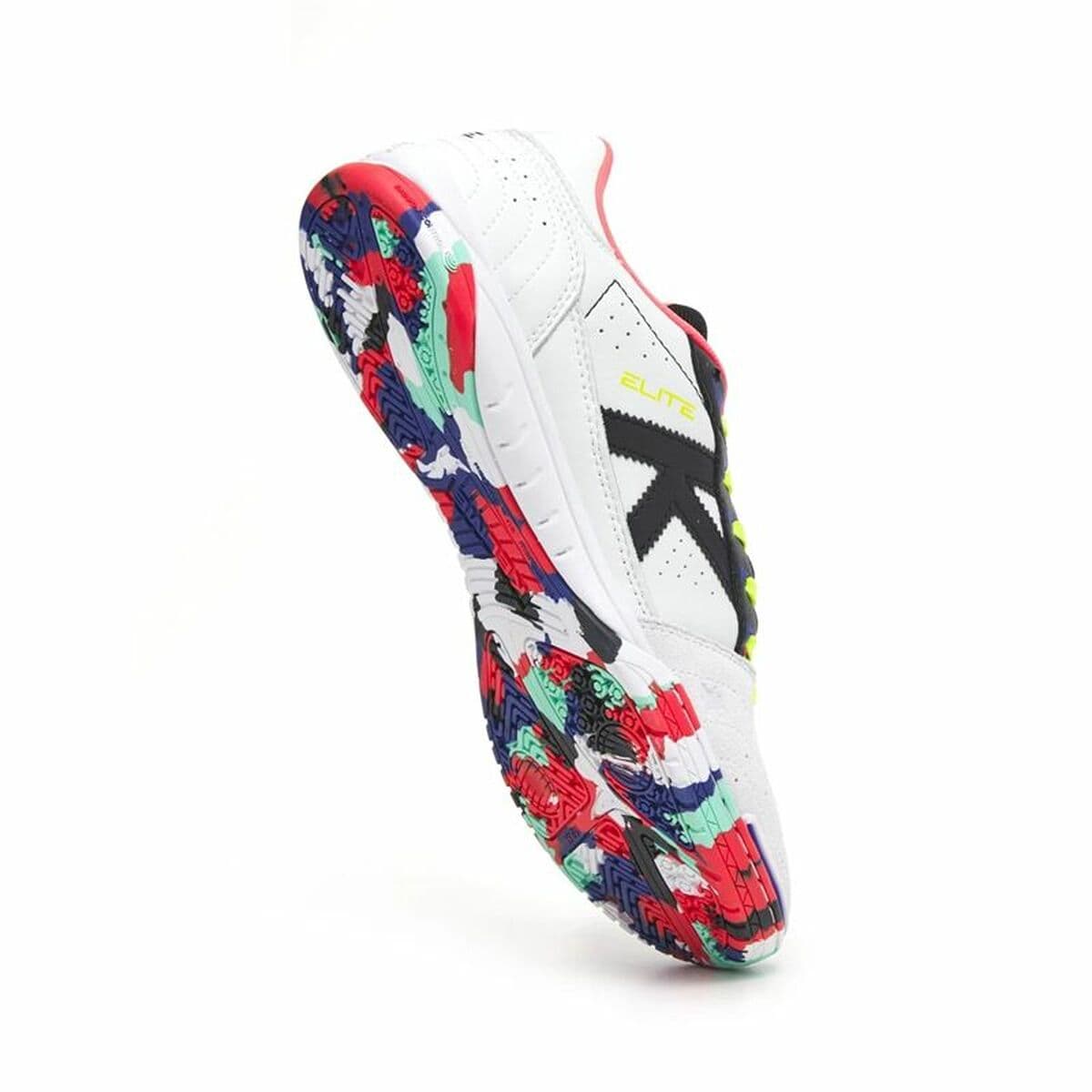 Hallenfußballschuhe für Erwachsene Kelme Elite Weiß Schwarz - Thumbnail 5