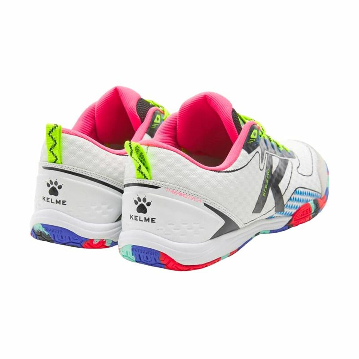Hallenfußballschuhe für Erwachsene Kelme Stiletto Weiß - Thumbnail 4