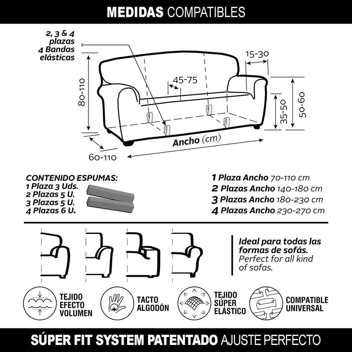 Sofabezug Sofaskins NIAGARA grün (Restauriert C) - Thumbnail 4