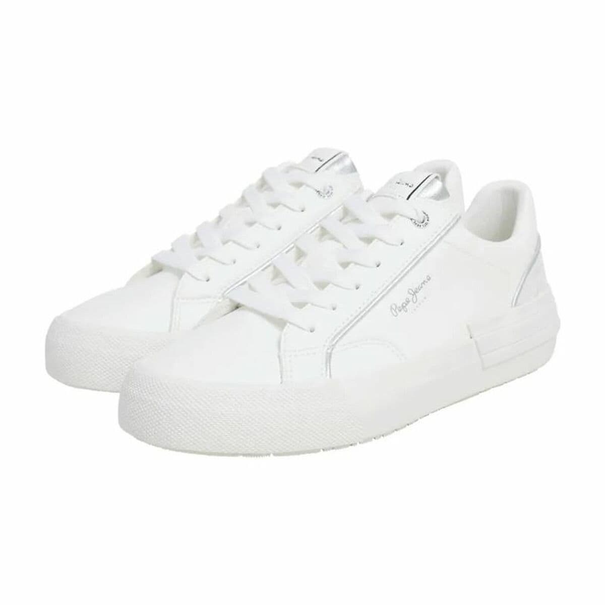Casual Damenturnschuh Pepe Jeans Allen Twin Weiß - Thumbnail 2
