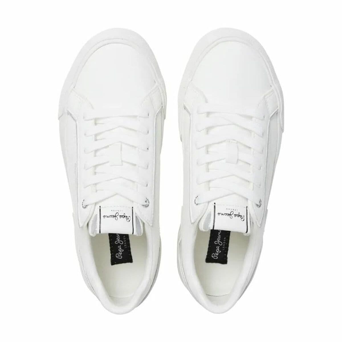 Casual Damenturnschuh Pepe Jeans Allen Twin Weiß - Thumbnail 4