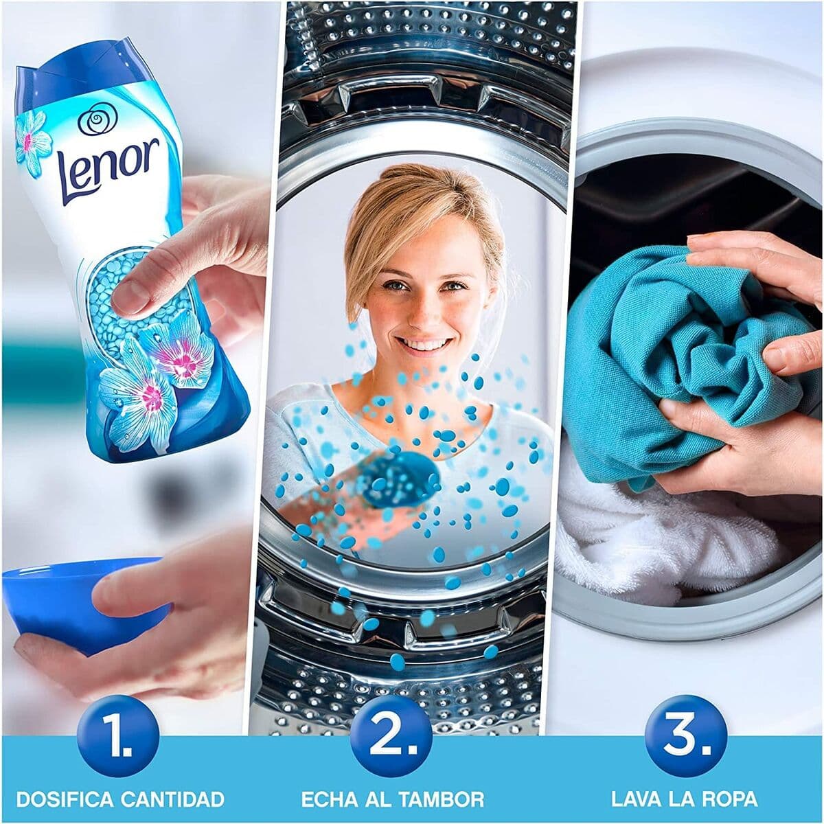 Weichspüler für Kleidung Lenor UNSTOPPABLES April Fresh 195 g - Thumbnail 3