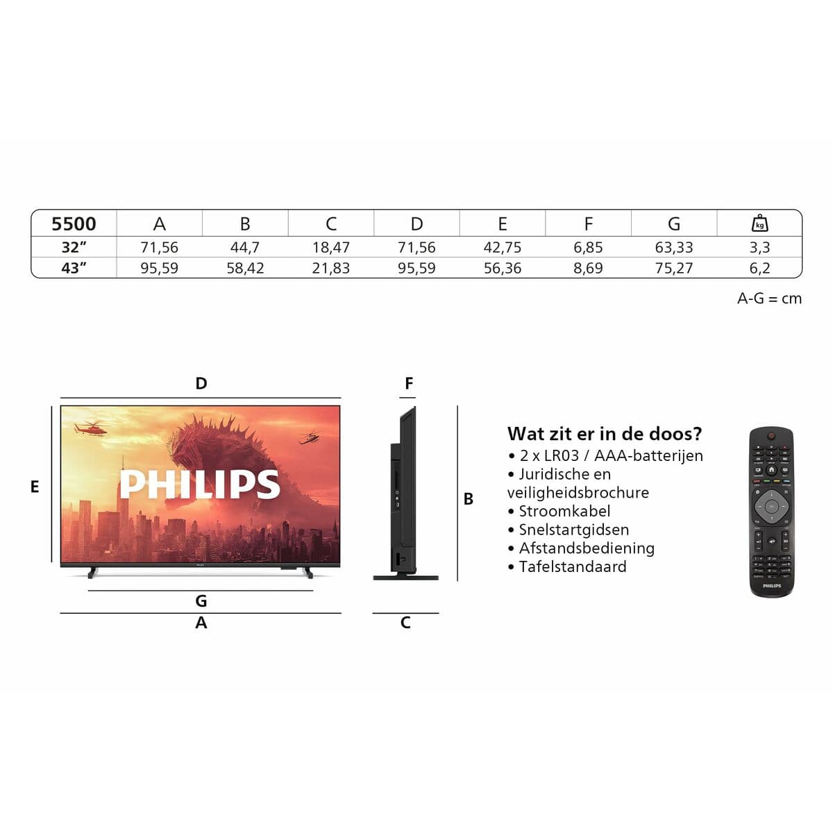 Fernseher Philips 32PHS5500 HD 32" LED - Thumbnail 5
