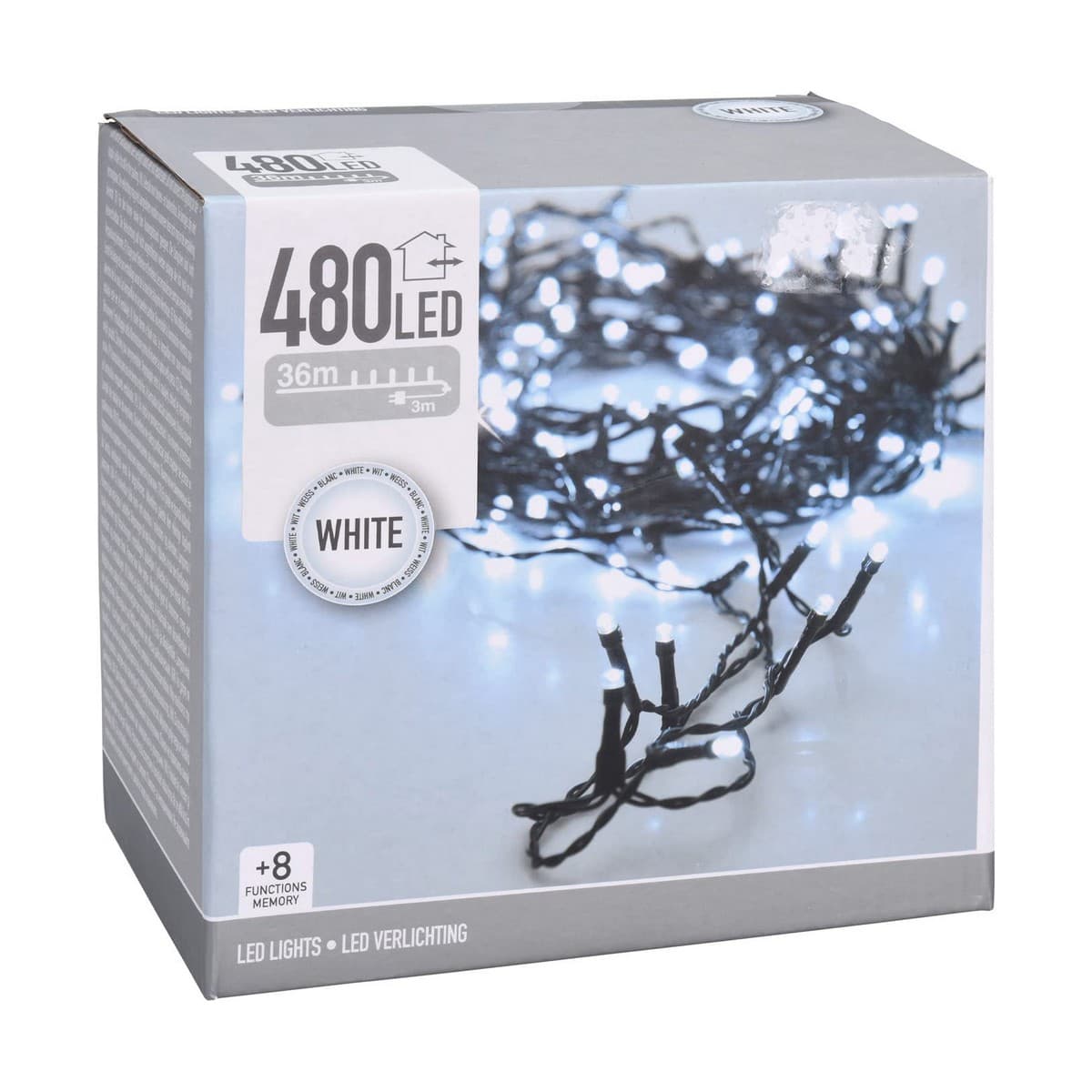 LED-Lichterkette Weiß (53 m) - Thumbnail 2