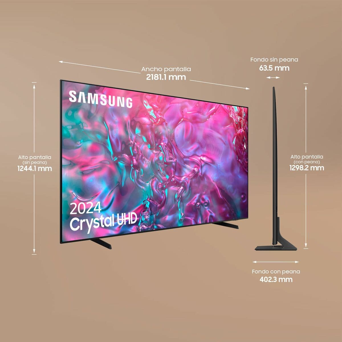 Smart TV Samsung TU98DU9005 4K Ultra HD 98" LED AMD FreeSync - Thumbnail 3