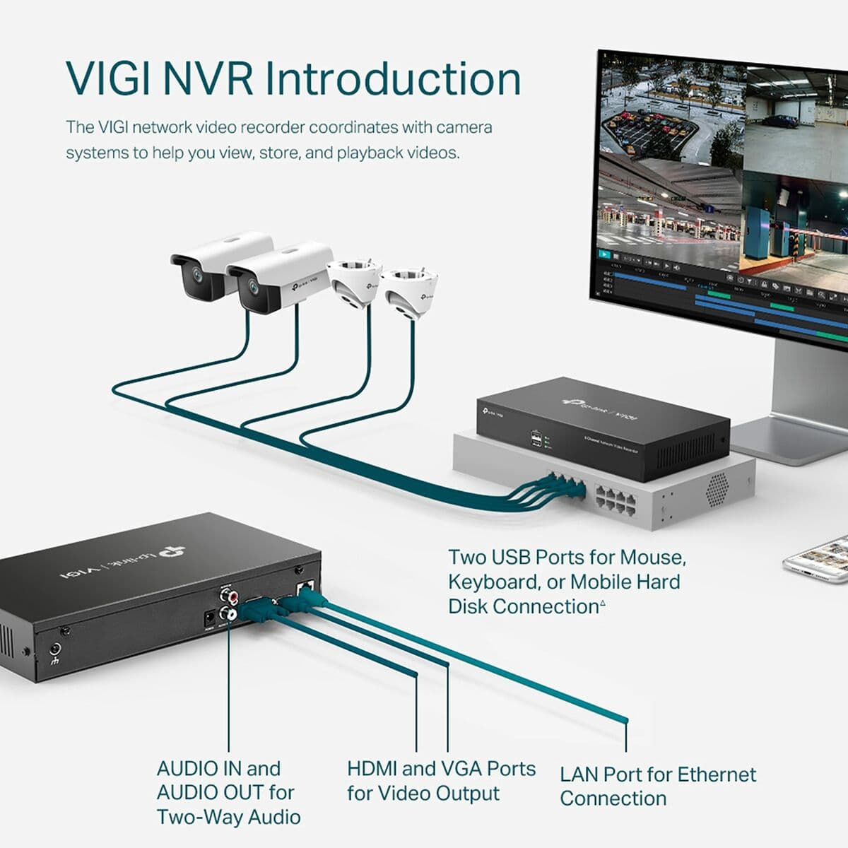 Videoaufzeichner im Netz TP-Link VIGI NVR1004H 10 TB - Thumbnail 8