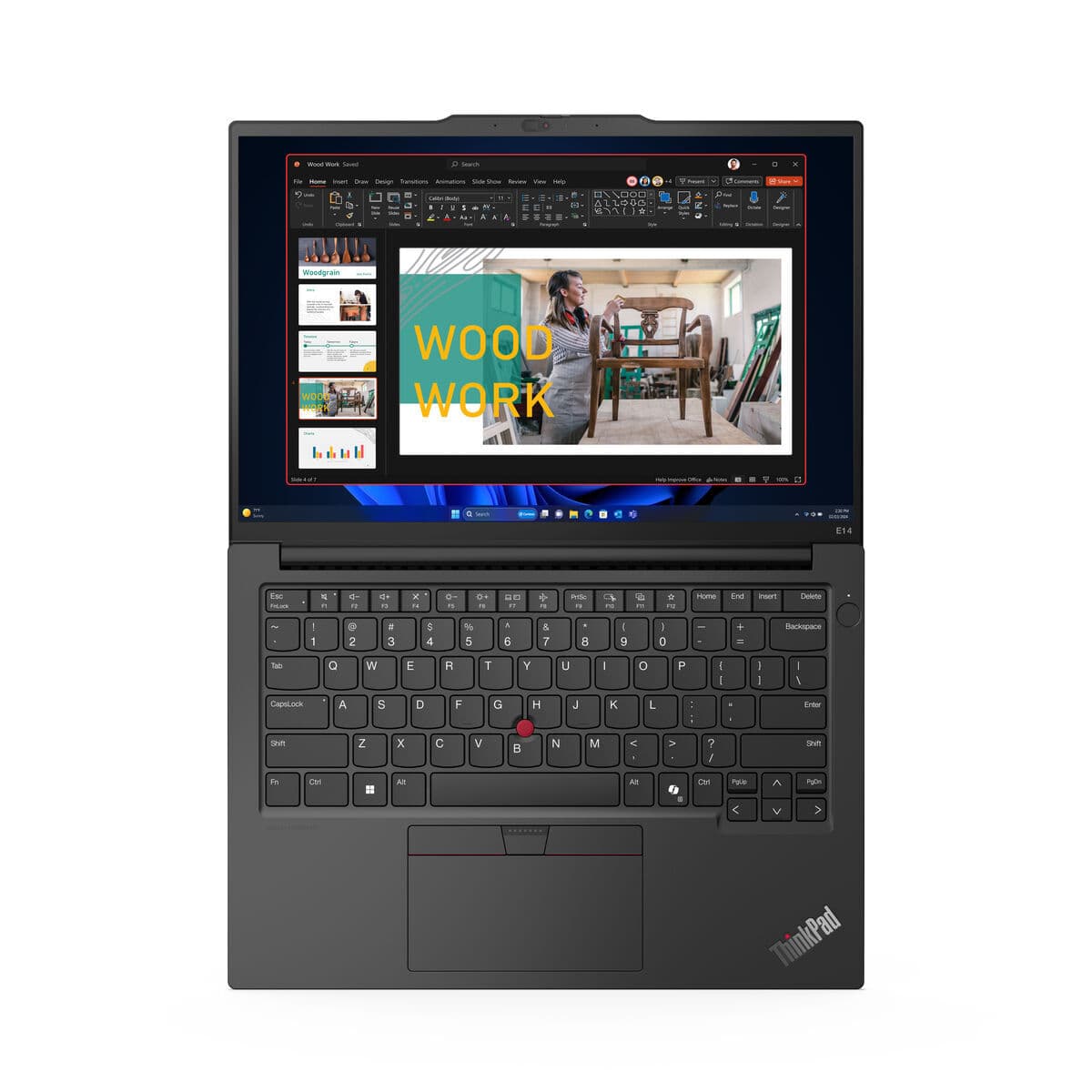 Laptop Lenovo THINKPAD E16 G2 14" 16" AMD Ryzen 5 7535HS 16 GB RAM 512 GB SSD Qwerty Spanisch (Restauriert A) - Thumbnail 8