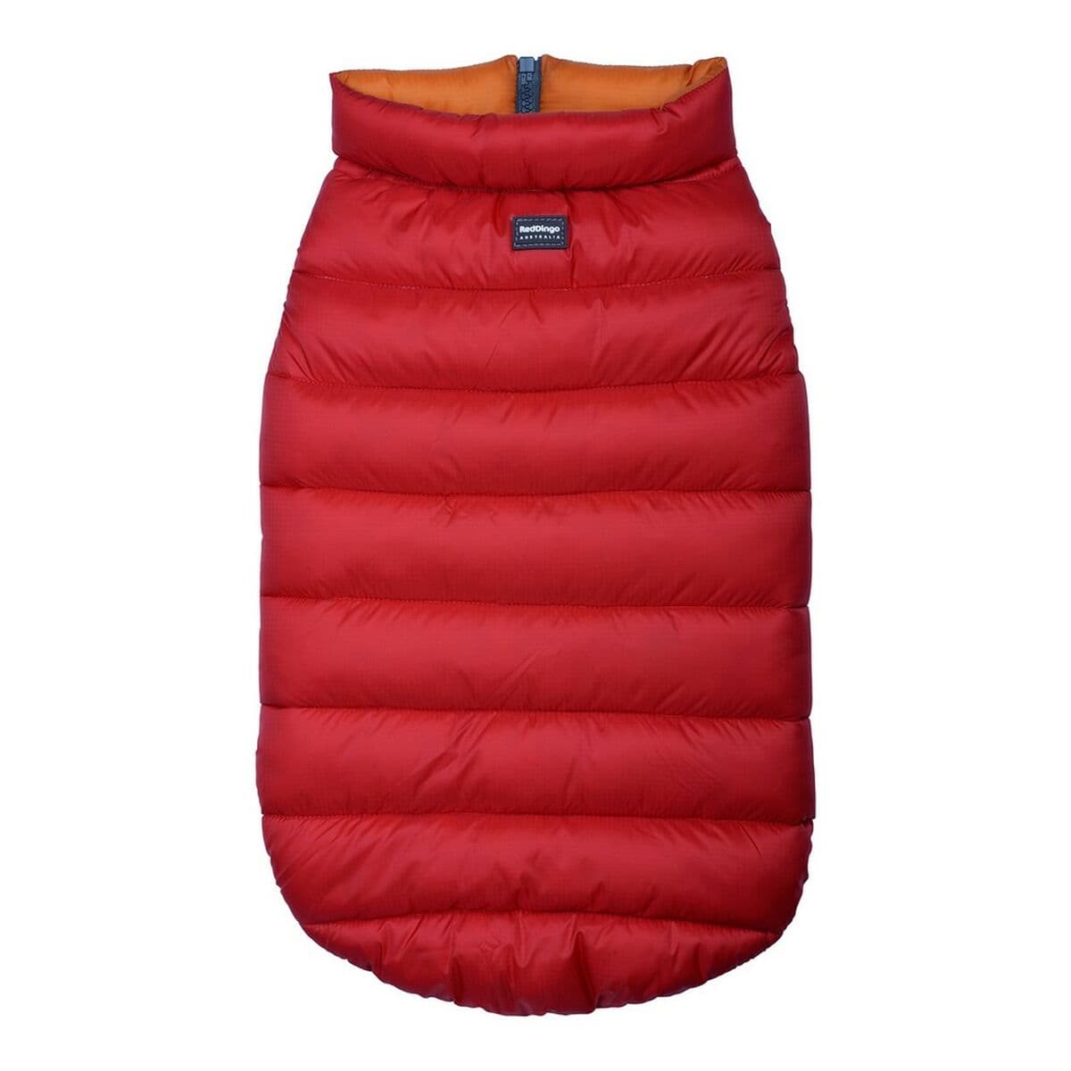 Hundemäntelchen Red Dingo Puffer Rot Orange 30 cm - Thumbnail 3