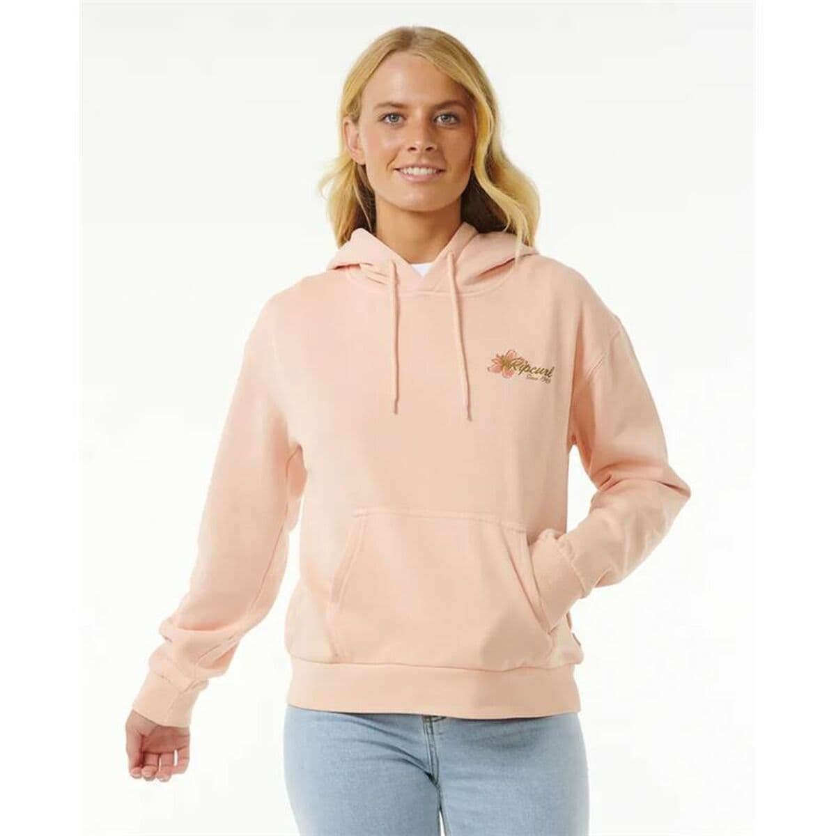 Damen Sweater mit Kapuze Rip Curl Wild Bloom Gelb - Thumbnail 2