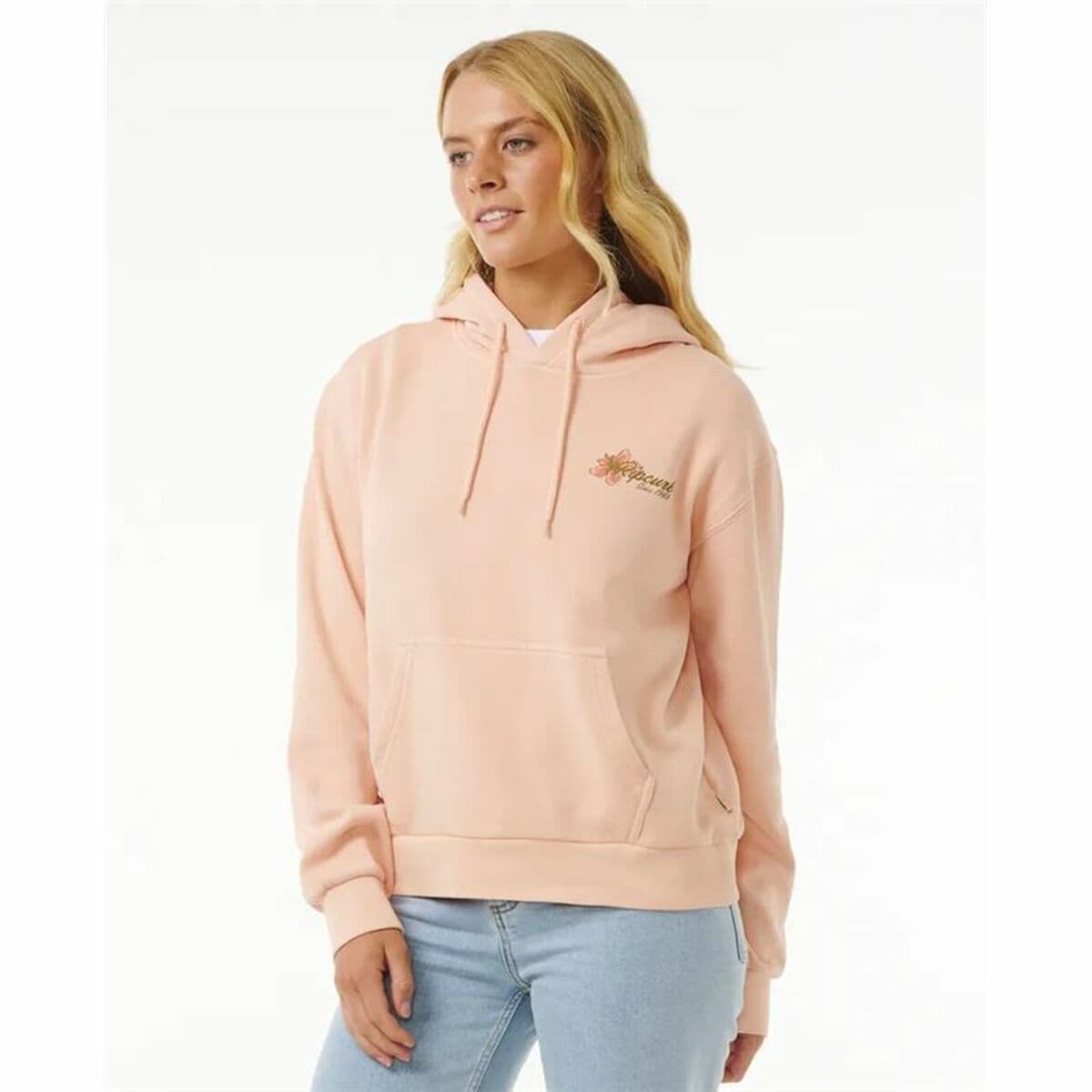 Damen Sweater mit Kapuze Rip Curl Wild Bloom Gelb - Thumbnail 3