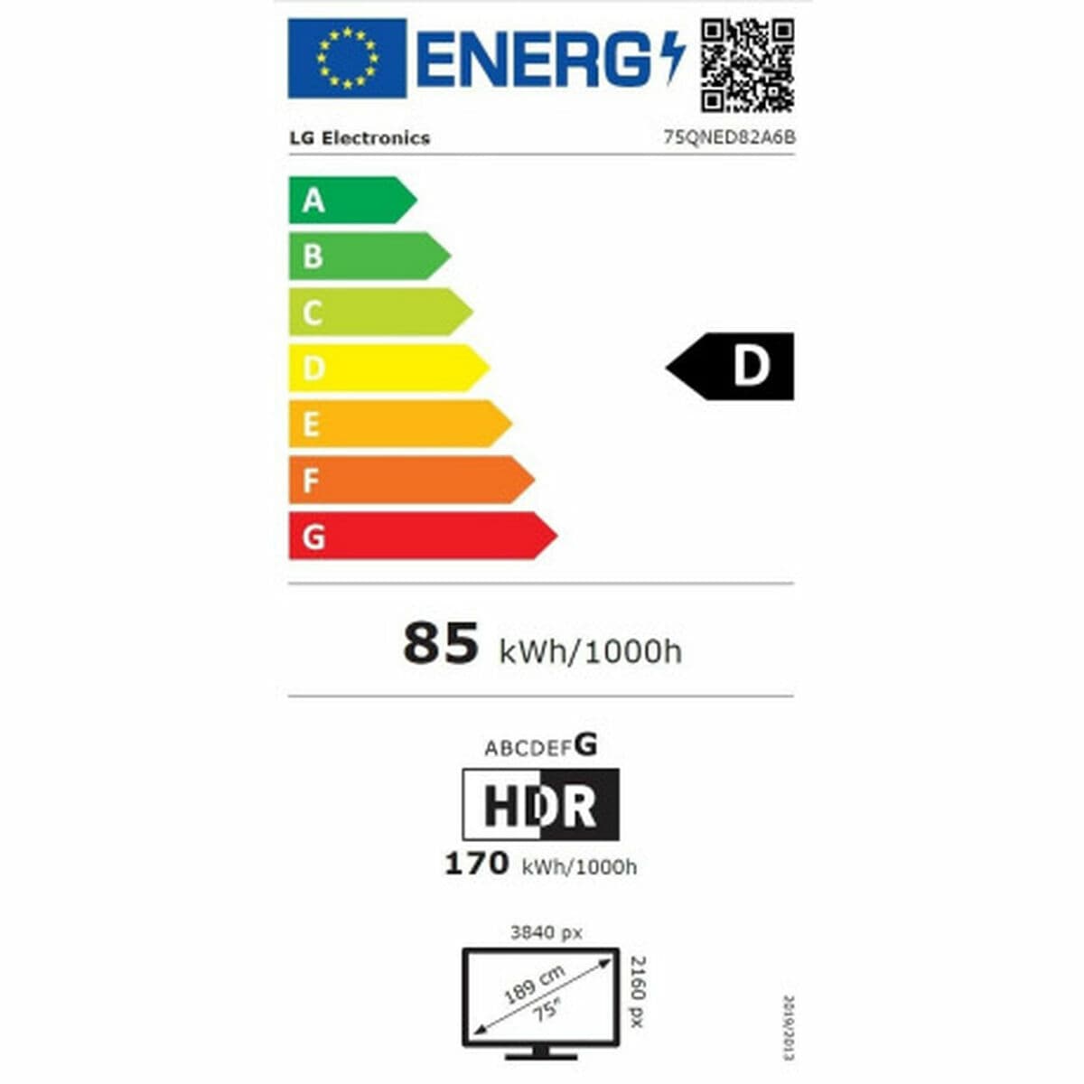 Smart TV LG 75QNED82A6B 75" 4K Ultra HD LED HDR Edge-LED QNED - Thumbnail 5
