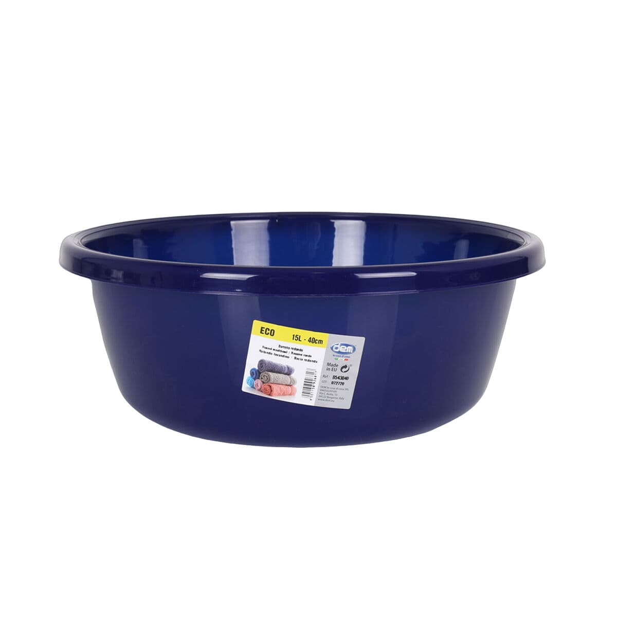 Bottich Dem Eco 41 x 16 cm rund Blau - Thumbnail 2